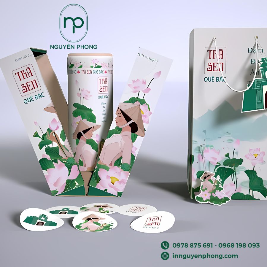 In tem trà đẹp, chất lượng